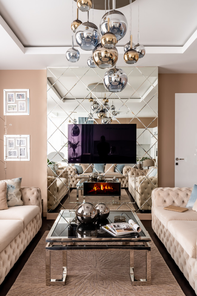 Бежевый и зеркала