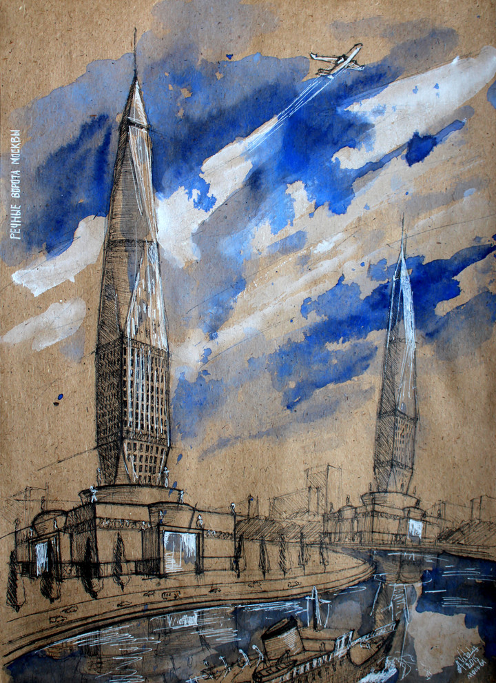 Размышление с карандашом - высотные здания