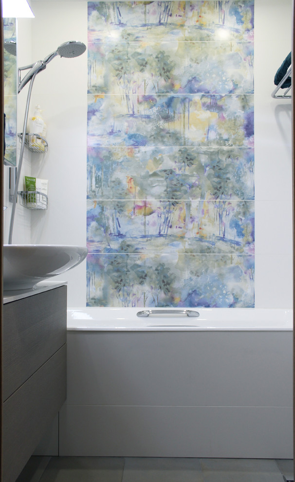 Светлая квартира с цветным настроением