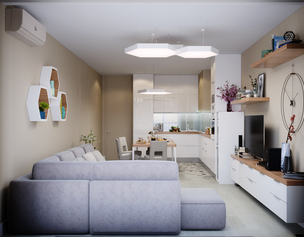 Лаконичная "трёшка" для современной семьи