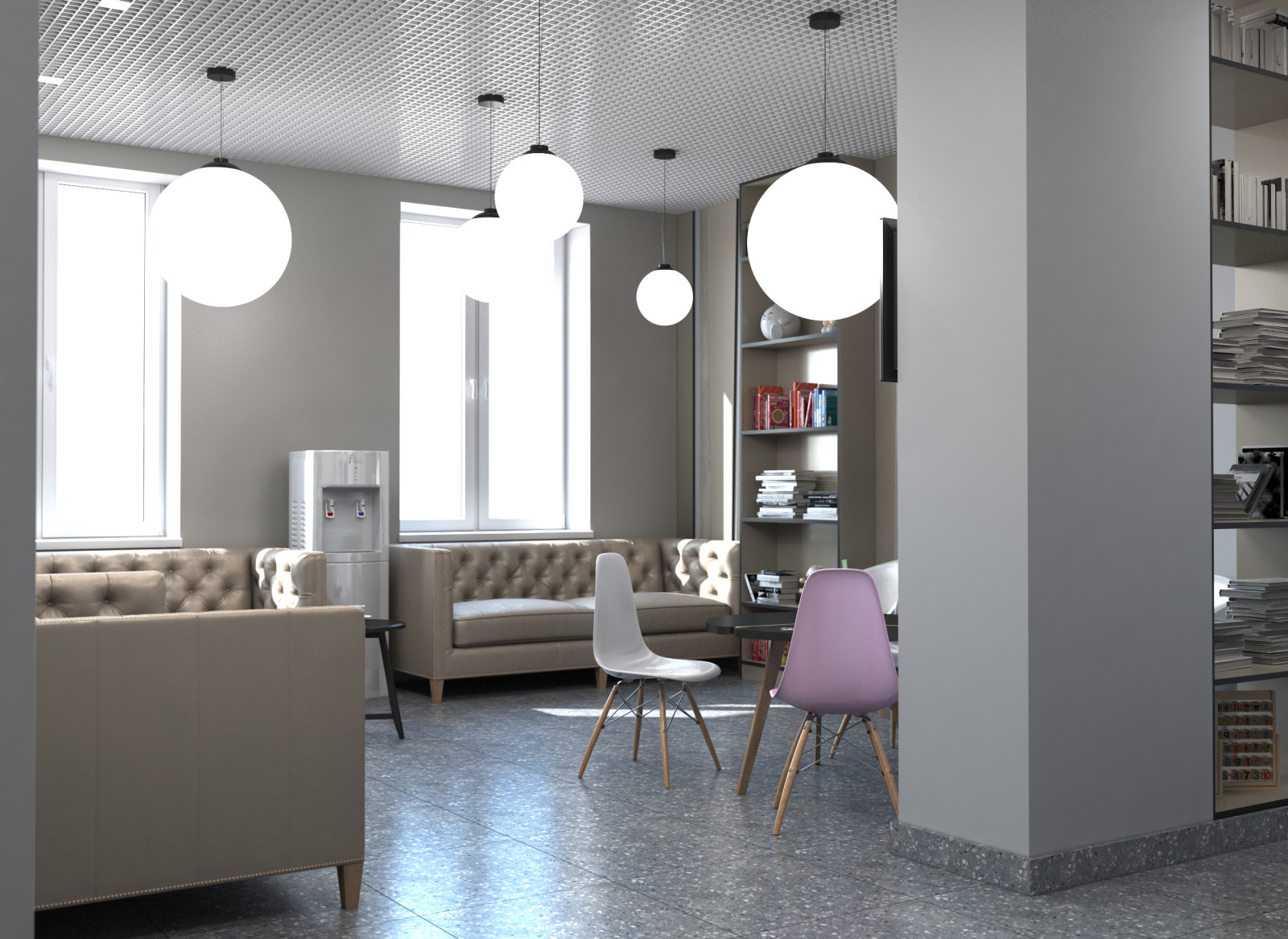 Обложка проекта: Визуализация помещений медицинского центра