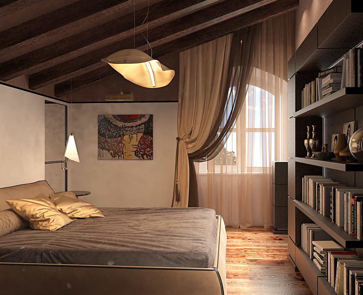 Двухэтажная квартира. Милан, Италия