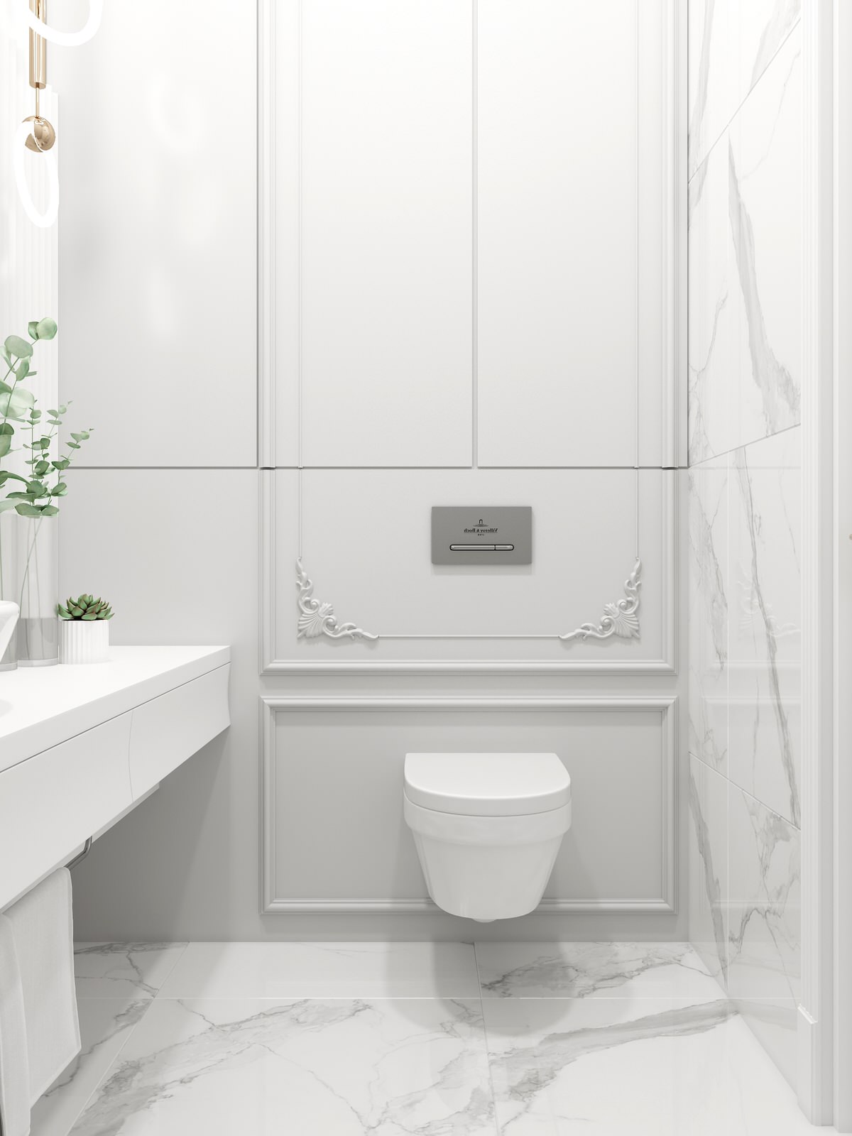 Обложка проекта: Дизайн интерьера: «Неоклассика в ЖК Суббота»