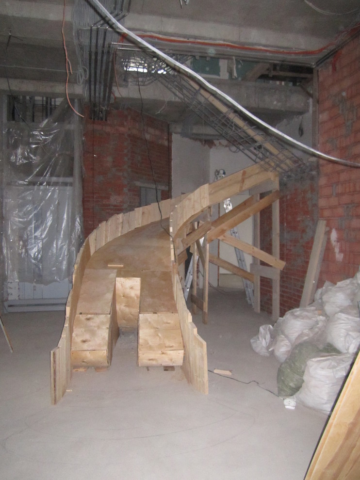 Лестница до и после