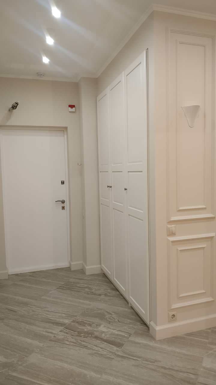 Светлый интерьер однокомнатной квартиры 38 кв.м.