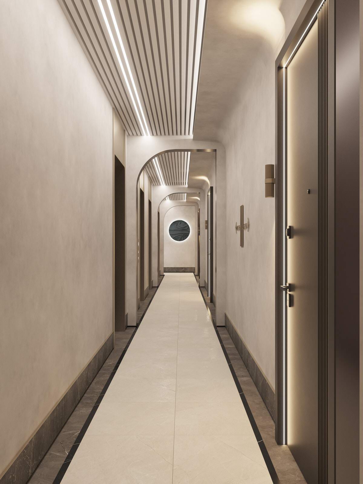 Общественные зоны жилого комплекса "Павелецкая сити"