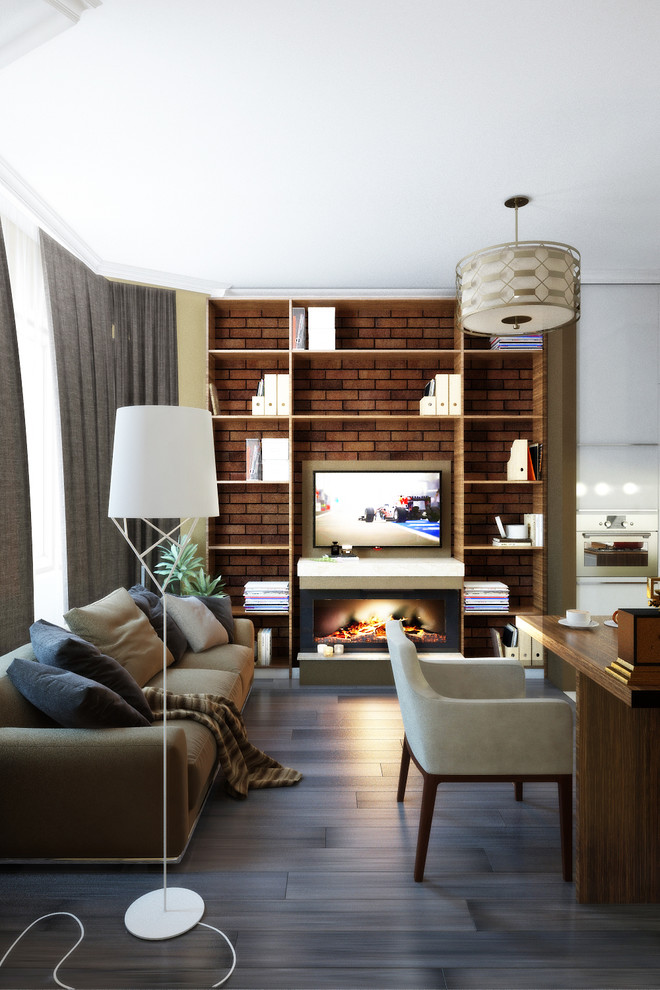 Гостиная- кухня