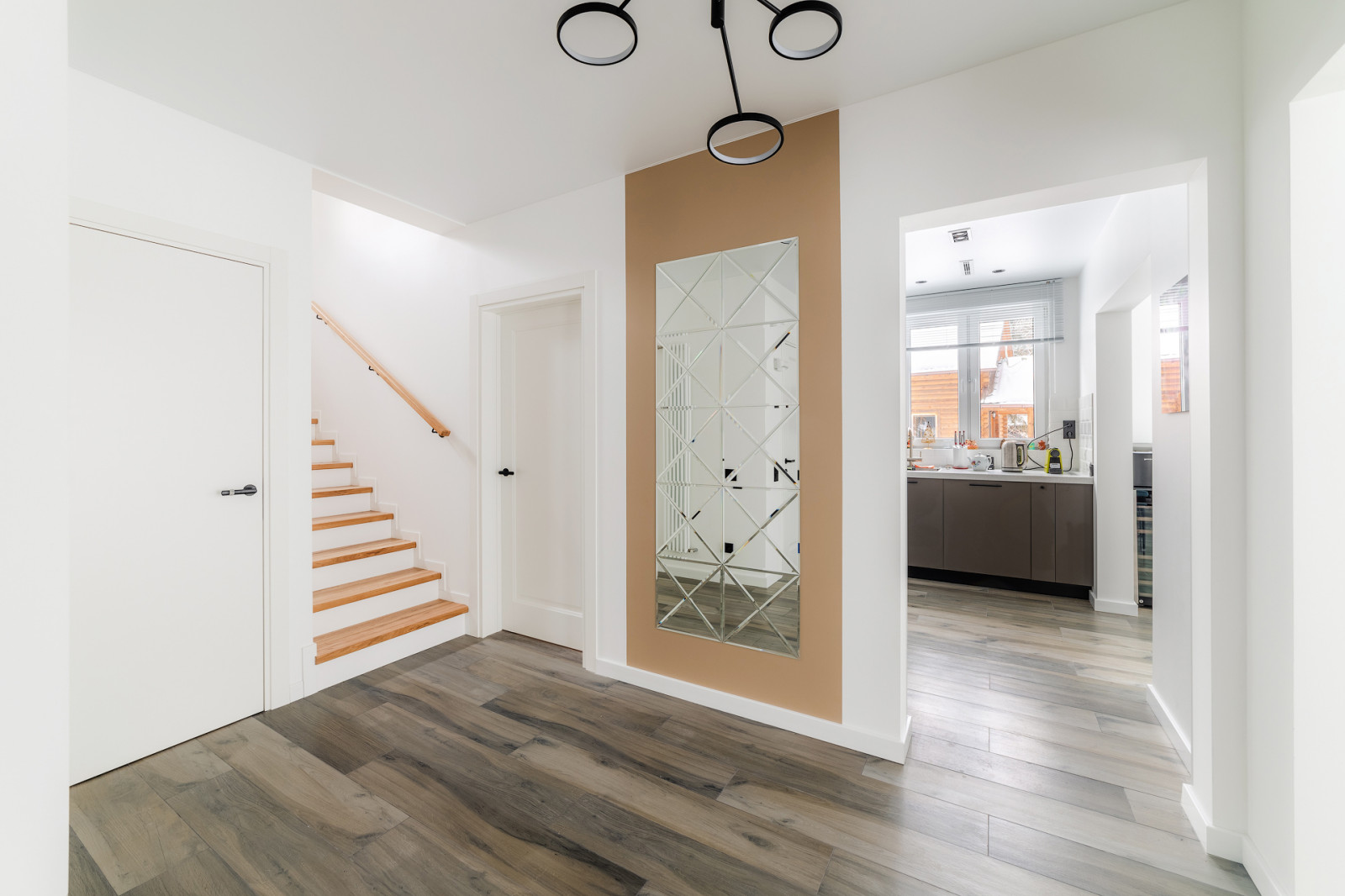 Дом в Назарьево 175 кв. м. Проектные решения 1-го этажа.