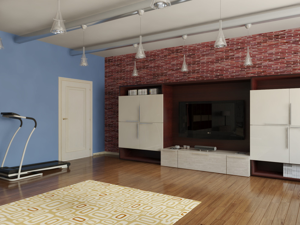 3D Визуализация спальни Loft