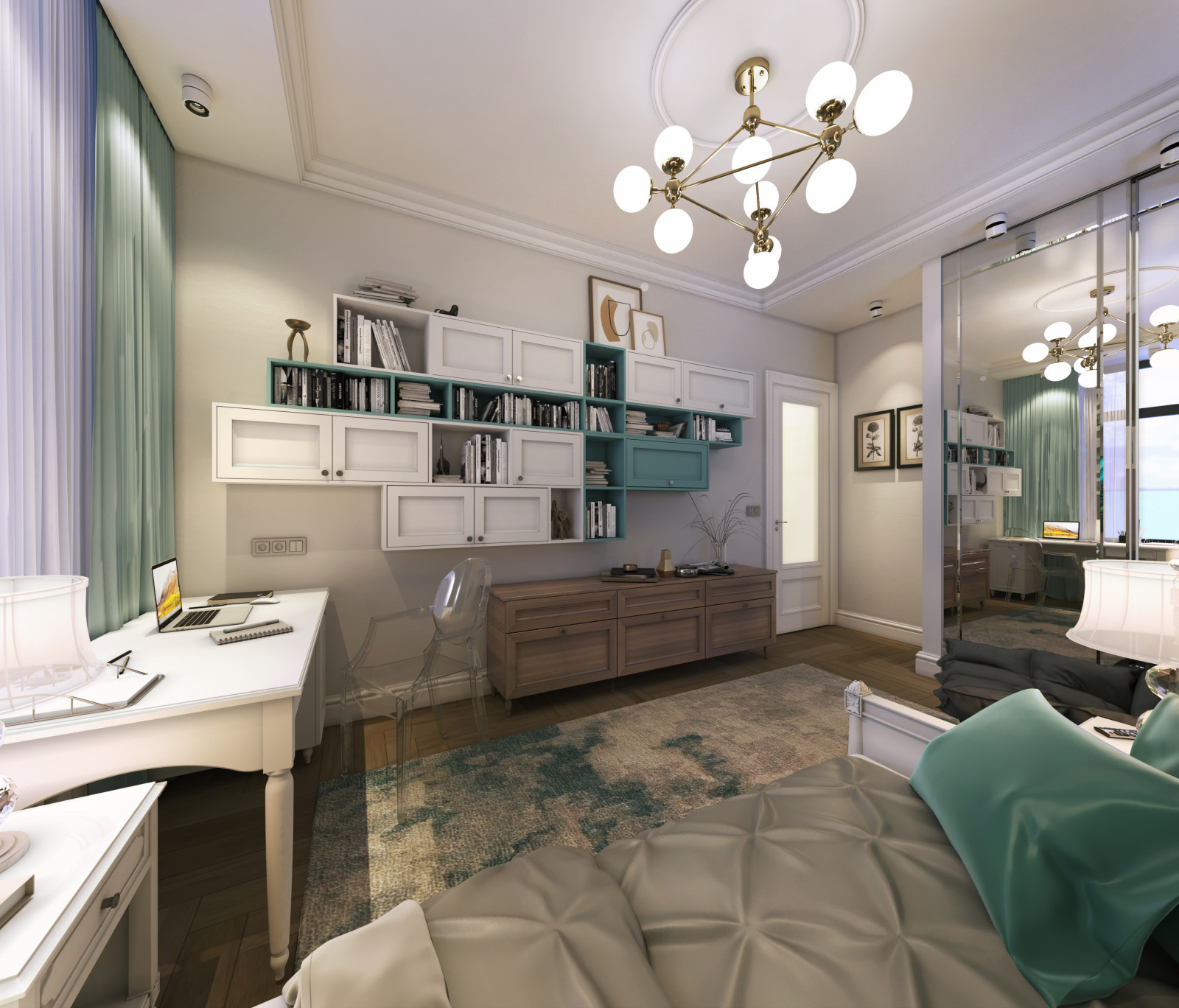 Интерьер частного жилого дома