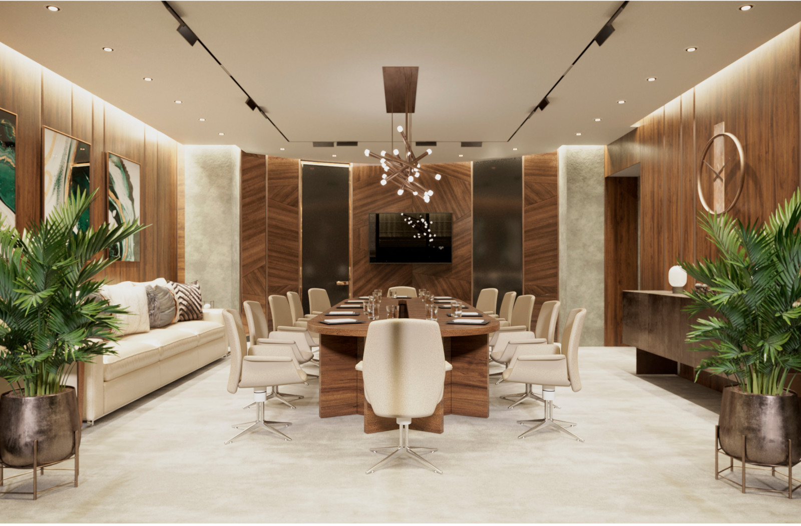 Блок директора в офисе