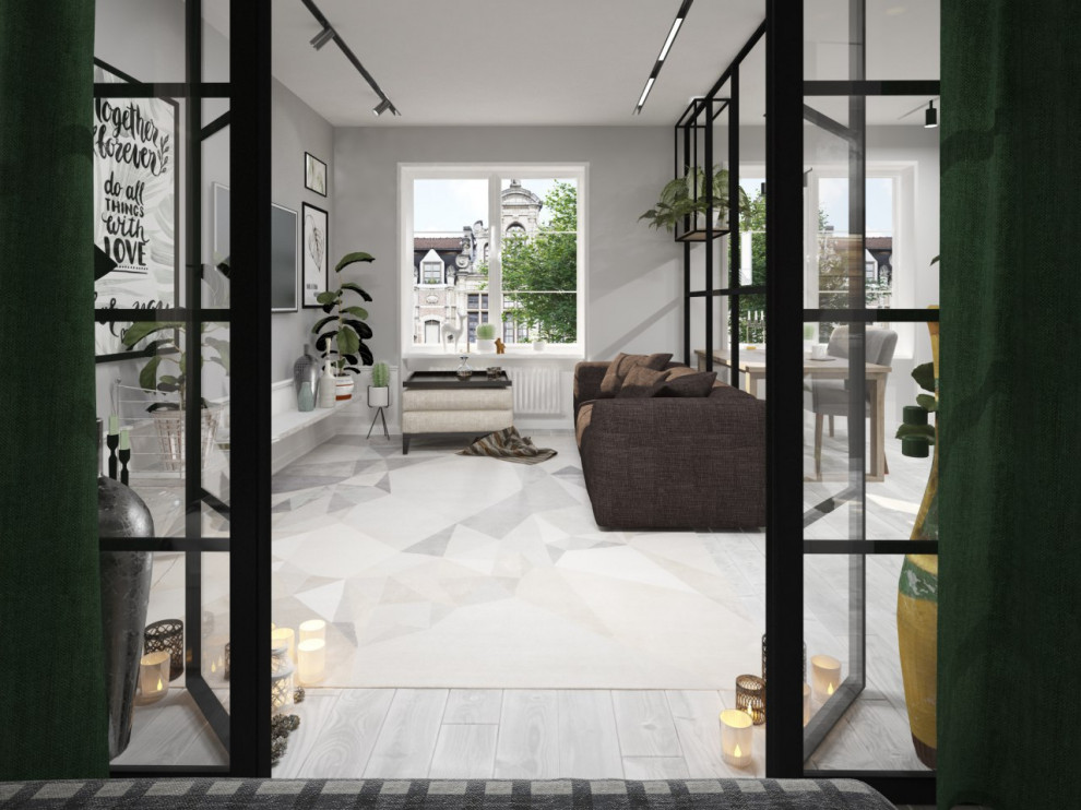 Обложка проекта: 2ух комнатная квартира 39 кв.м