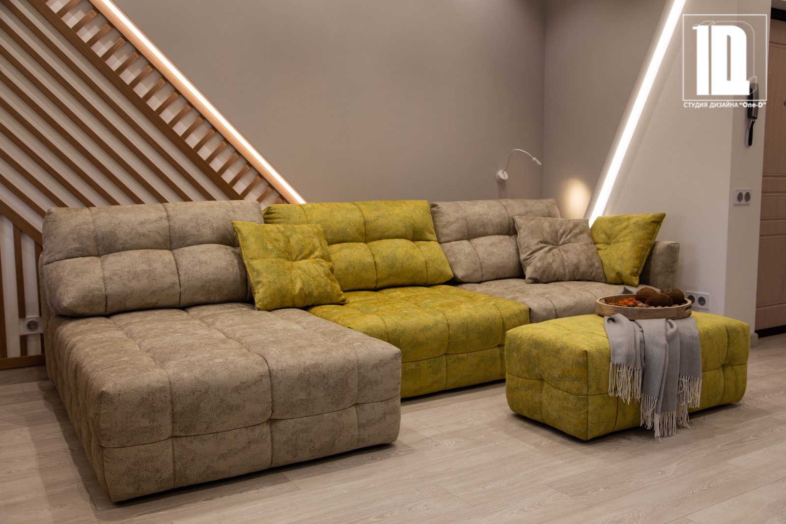 Дизайн-проект "Южное солнце" квартиры в ЖК Посейдон город Сочи 36 м2