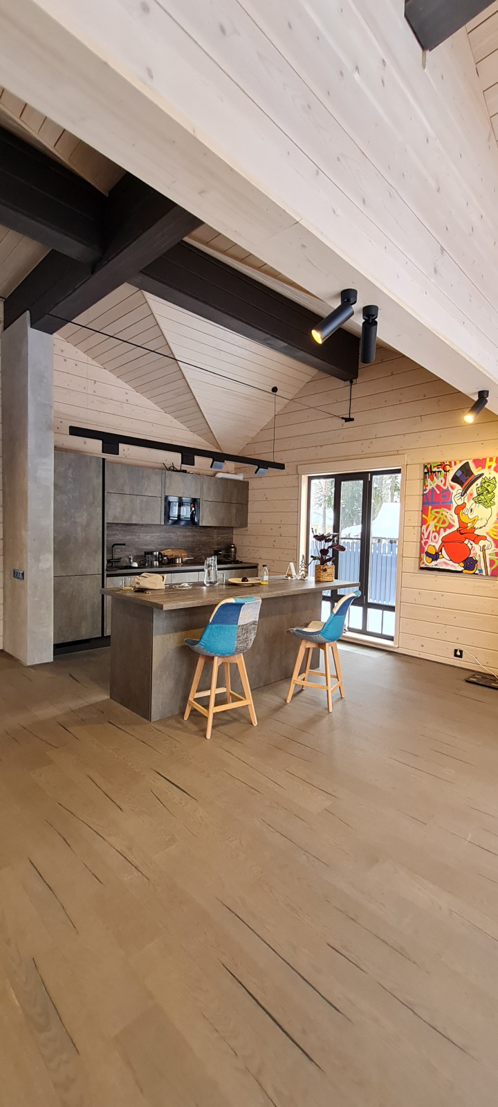 Одноэтажный дом из клееного бруса