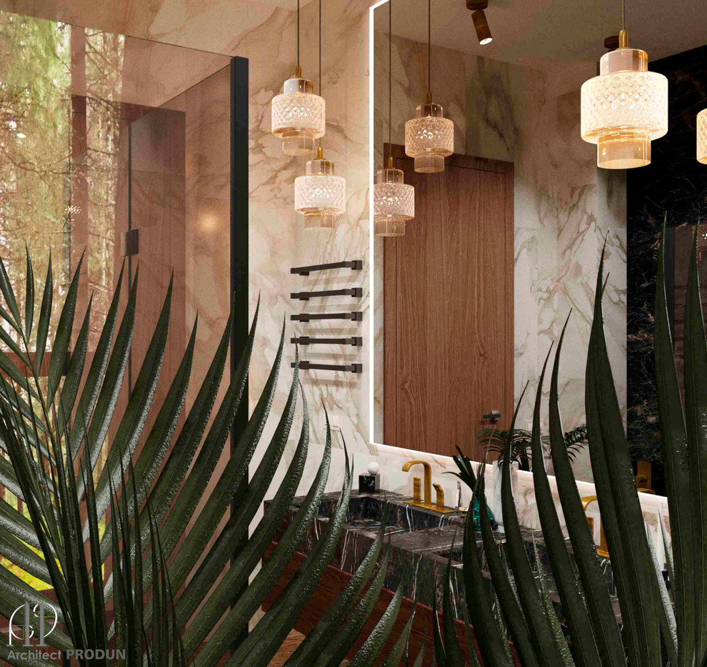 Ванная 2 этаж загородного дома