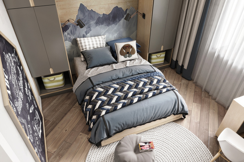 Обложка проекта: Дизайн проект детской для мальчика