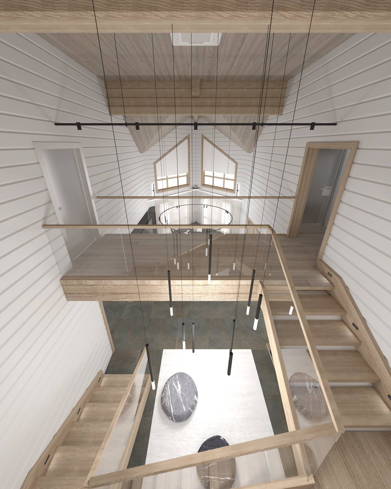 Дизайн интерьеров деревянного дома