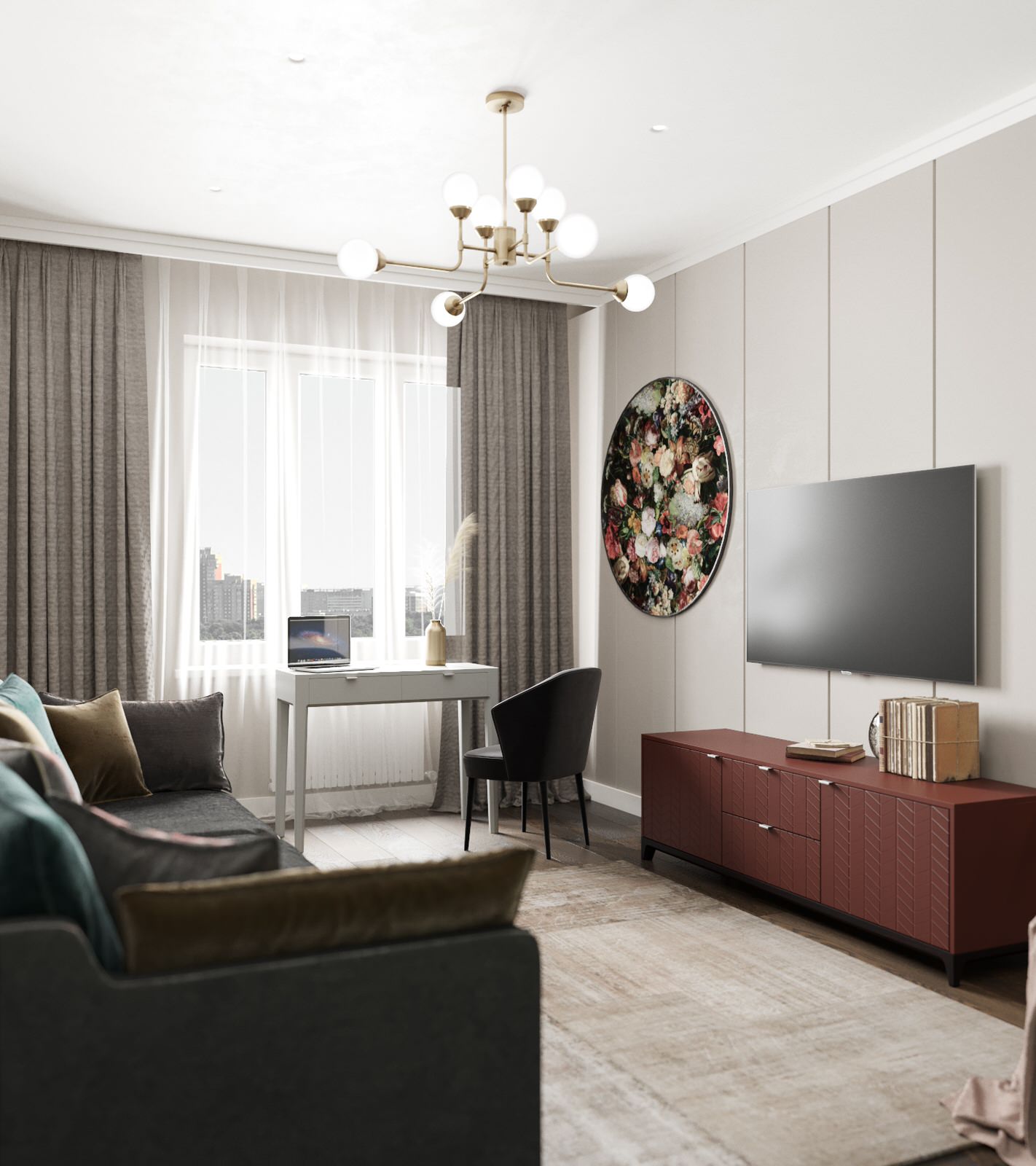 Интерьер городской квартиры в современном стиле