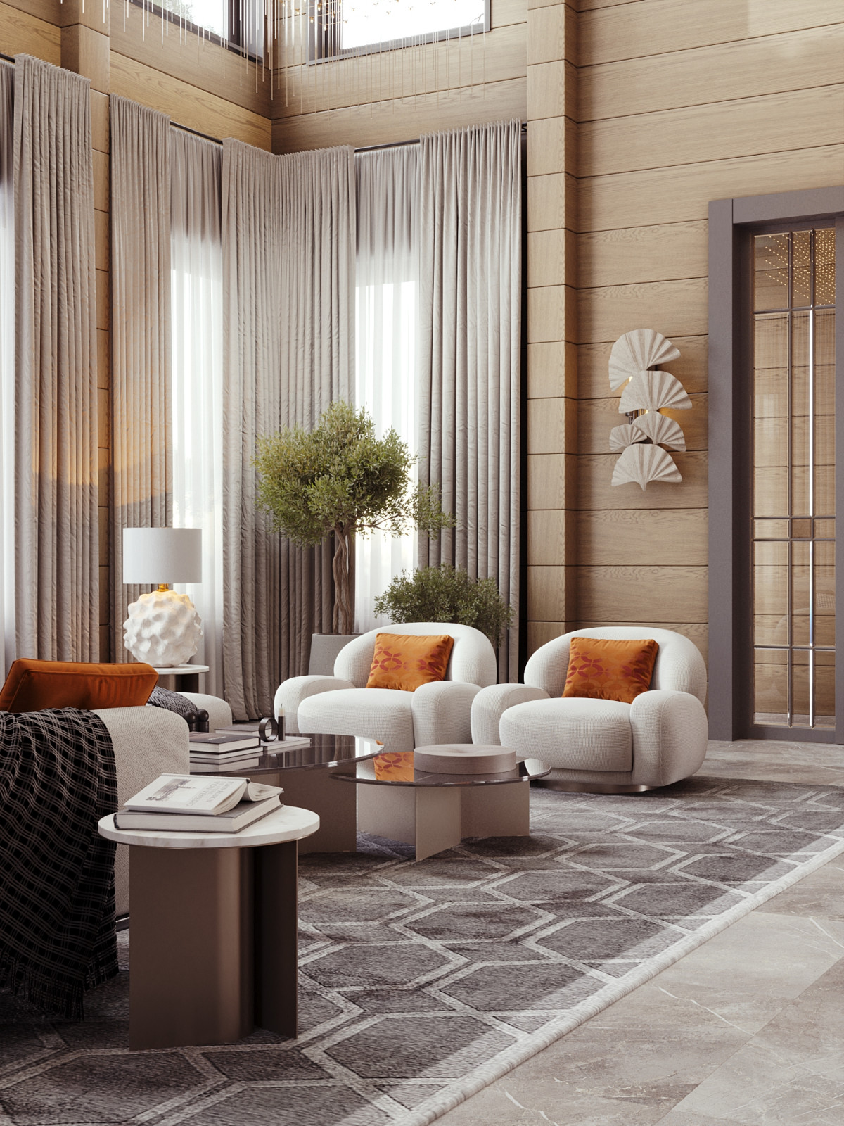 Интерьер загородного дома.