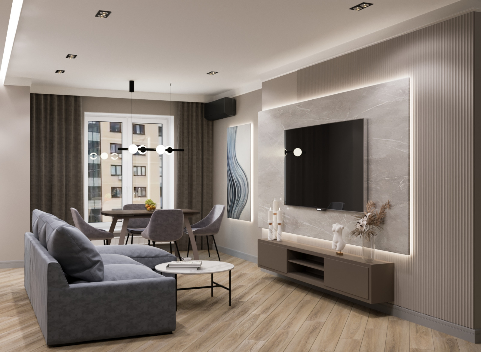 Кухня-гостиная