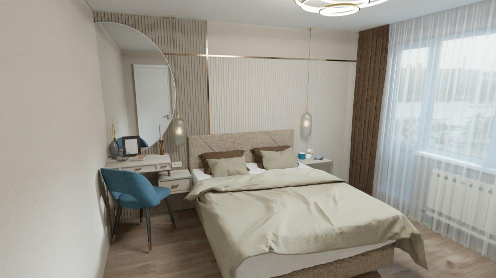 Обложка проекта: Квартира для молодой семьи. Евротрешка.