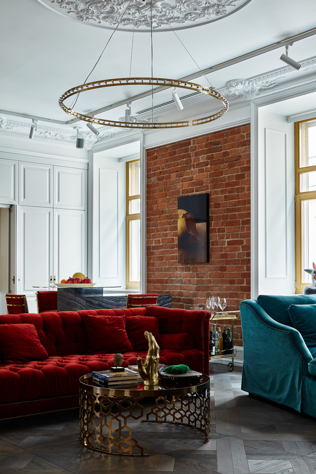 Обложка проекта: Интерьер квартиры в старом доме в Москве.