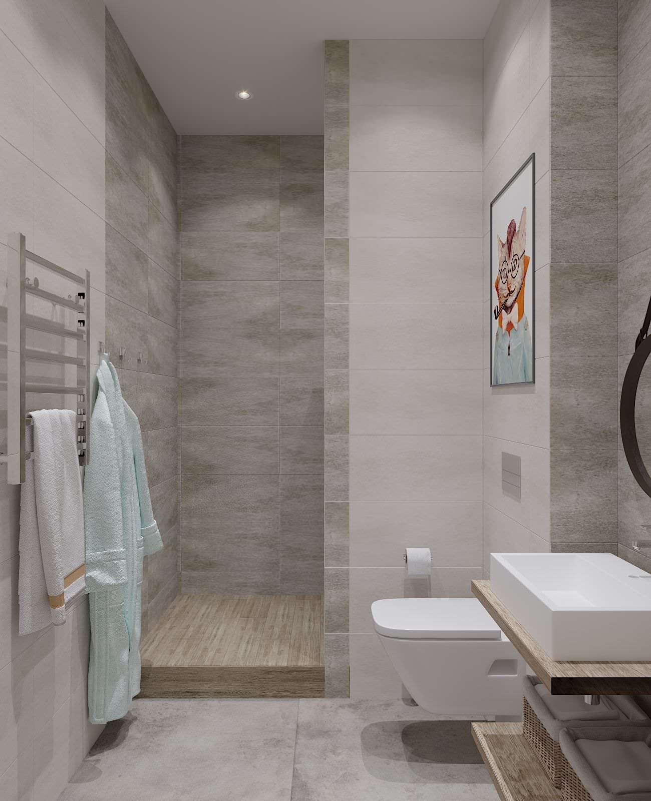 Обложка проекта: Гостевой СанУзел "Минимализм"