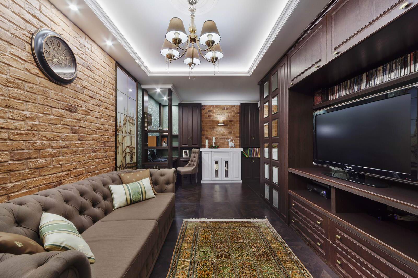 Интерьер маленькой квартиры в английском стиле