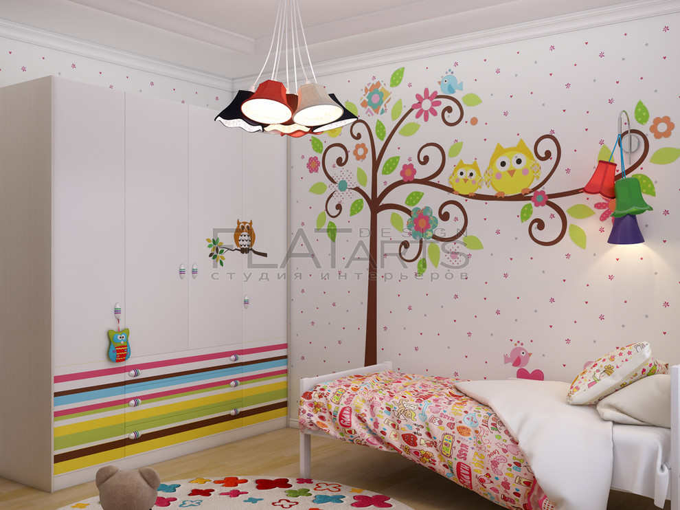 Дизайн 4х-квартиры 115кв.м.  в стиле фьюжн