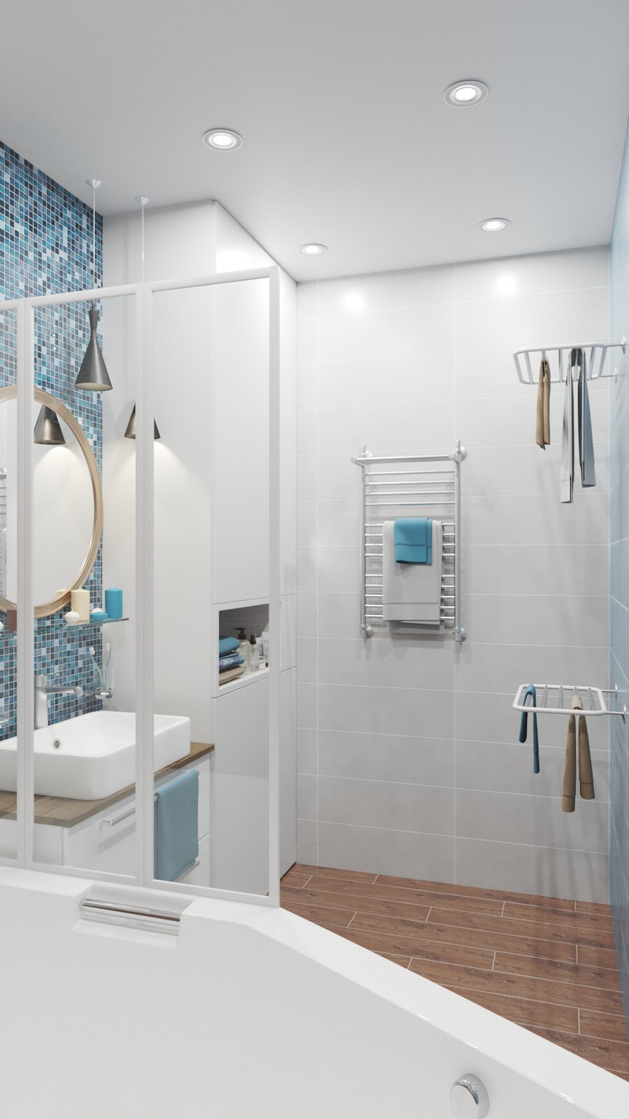 Обложка проекта: дизайн ванной