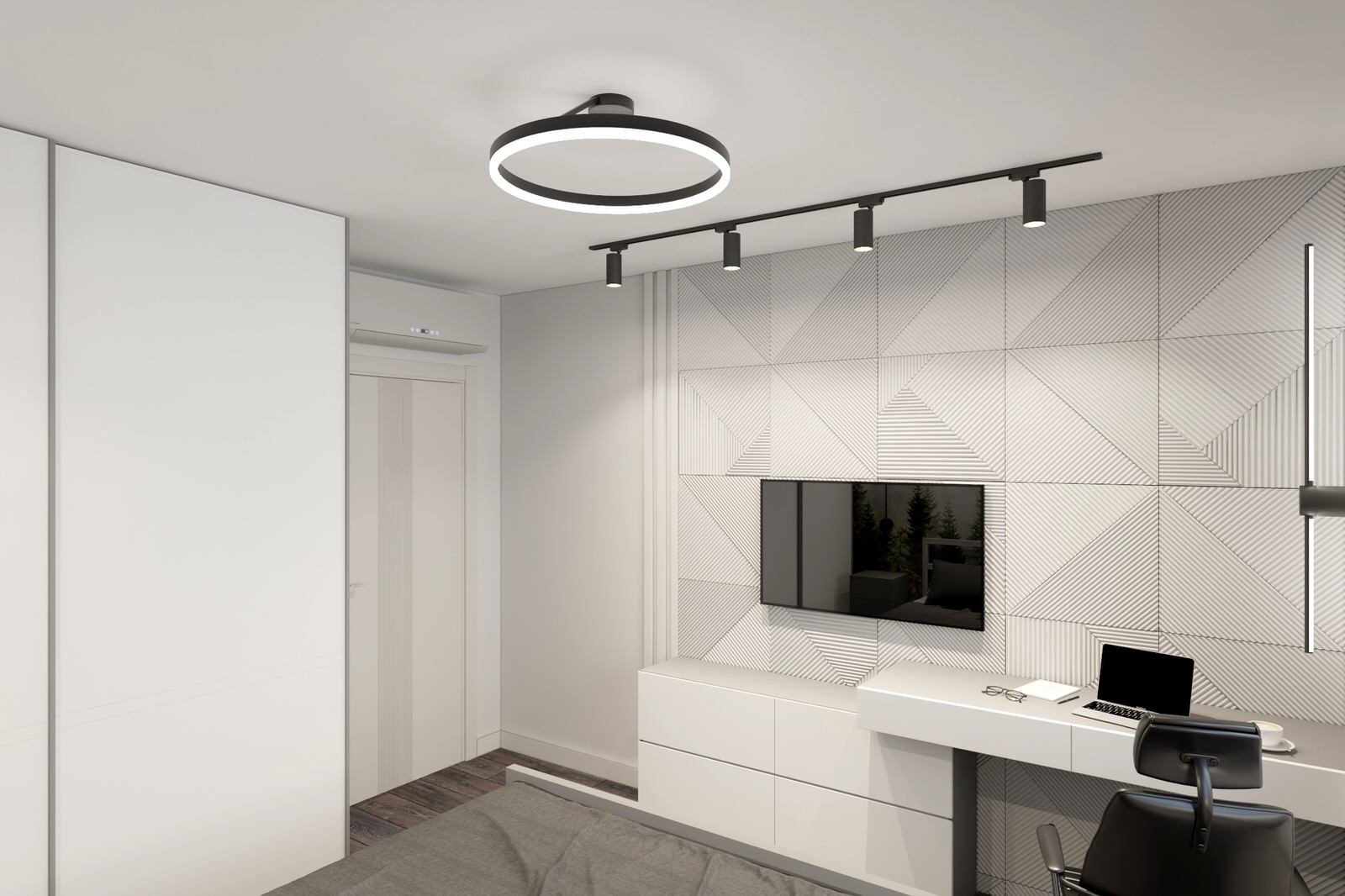 Двухкомнатная квартира 60 м2 в современном стиле в ЖК "Дмитровский Парк"