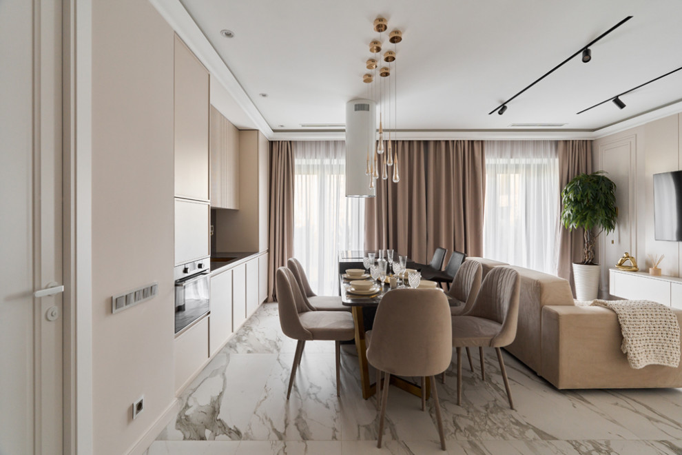 Евро 4-комнатная квартира 130 кв/м с террасой в ЖК «D1»