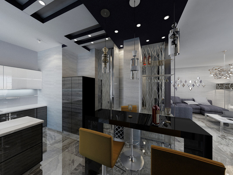 дизайн-проект квартиры  в современном стиле