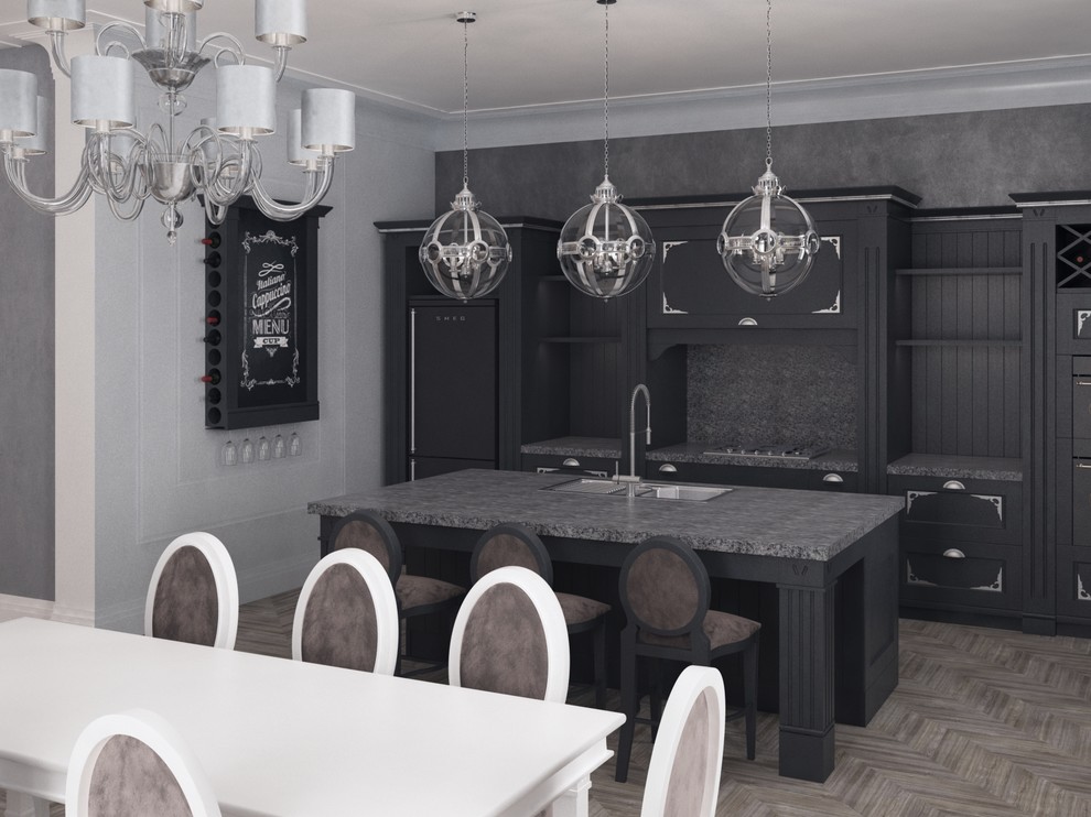 Дизайн коттеджа современная классика (п-ов Пролетарский)