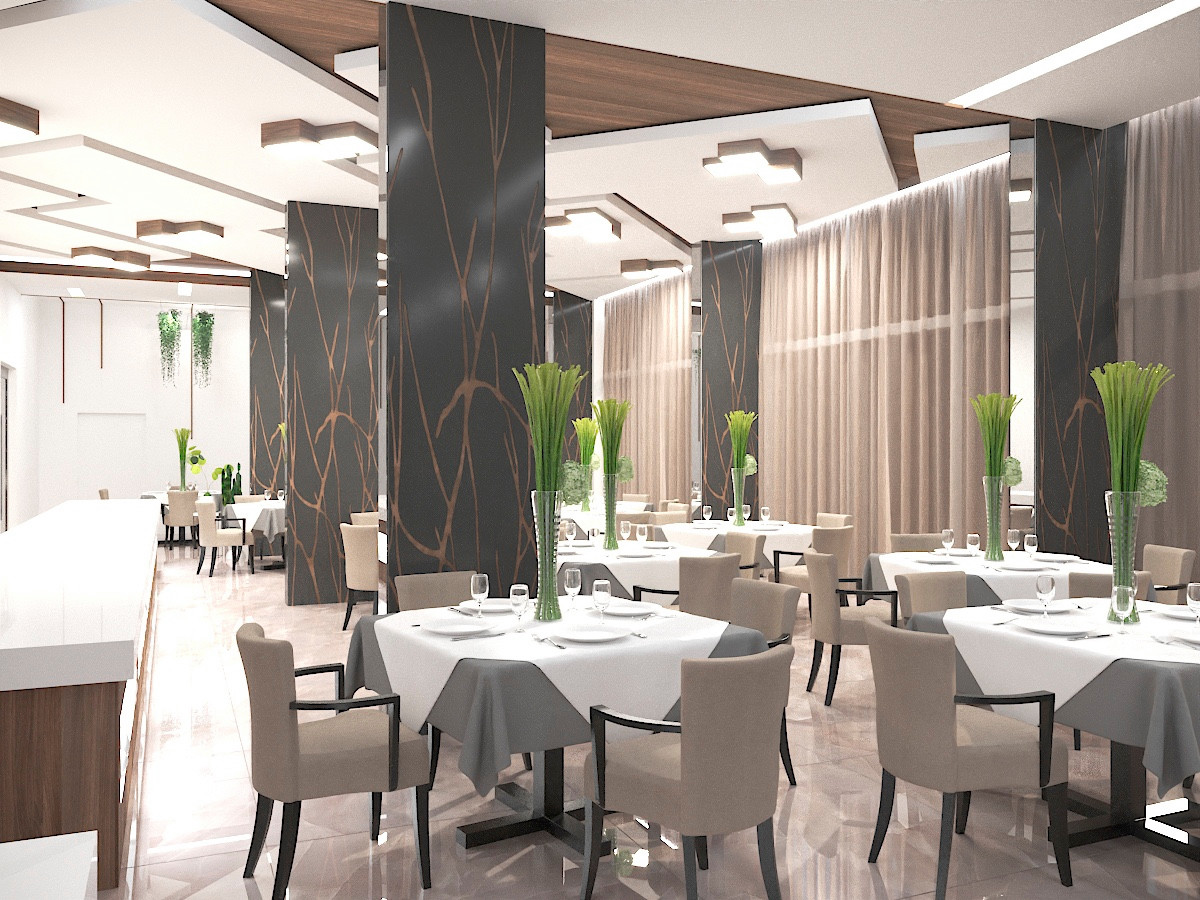 Обложка проекта: Столовая зона гостиницы!!!!!!