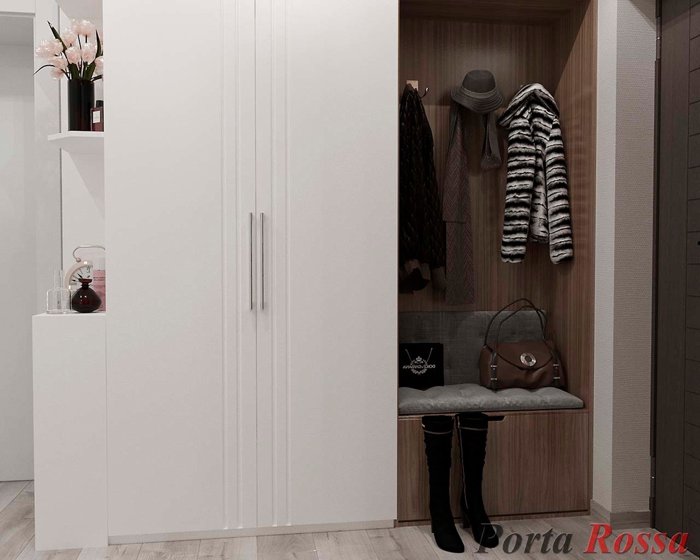 Corridor design in Loft style