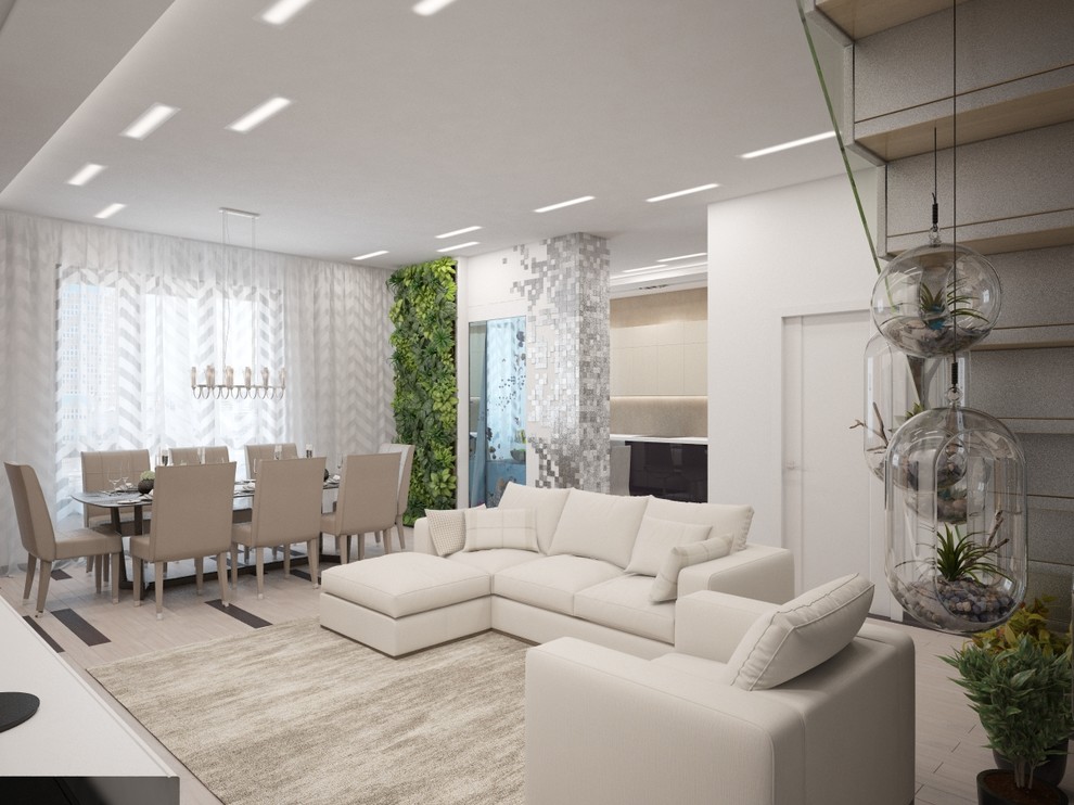 Интерьер квартиры (пентхаус)