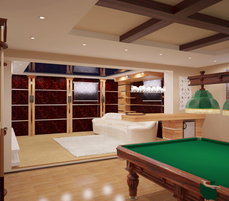 Обложка проекта: коттедж с кинотеатром