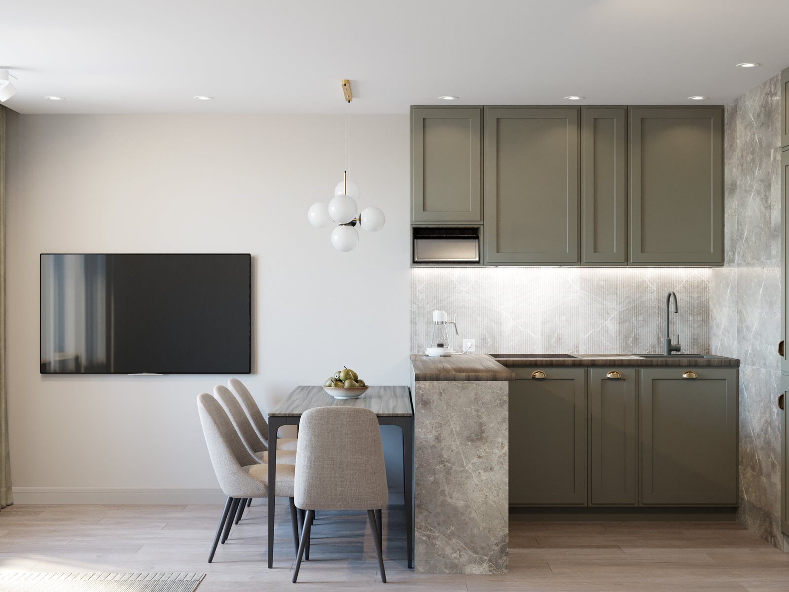 Квартира в ЖК Зелёный квартал 70 кв.м.