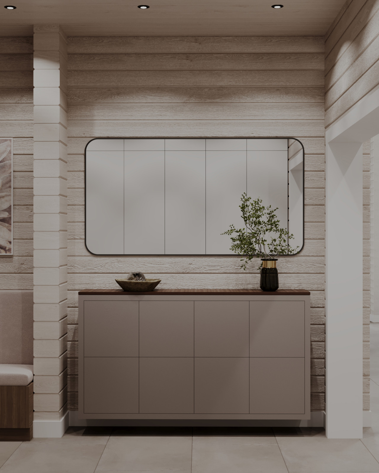 Дом из бруса в Новосибирске