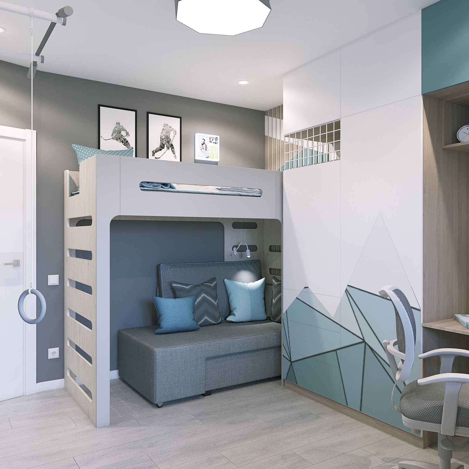 Многофункциональный интерьер