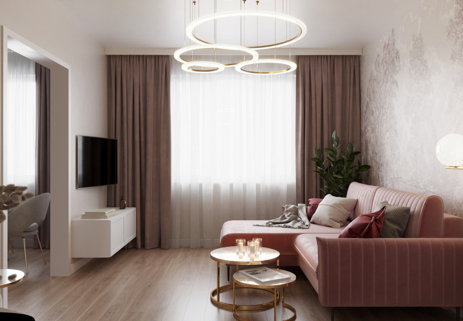 Проект гостиной