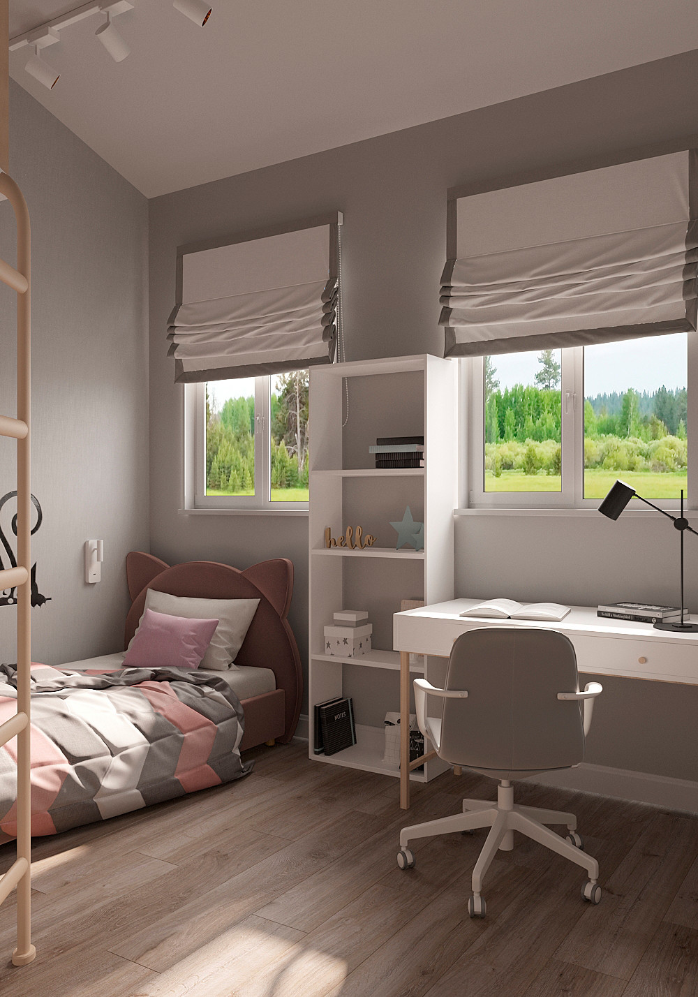 Детская для девочки  в частном доме