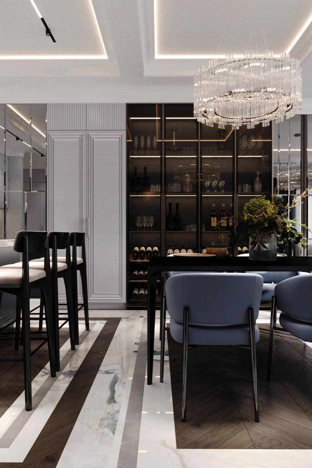 Дизайн и ремонт квартиры в ЖК "Триколор" — Квартира с секретом