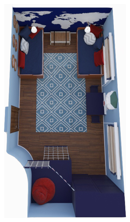 Обложка проекта: Детская для двух братьев-погодок