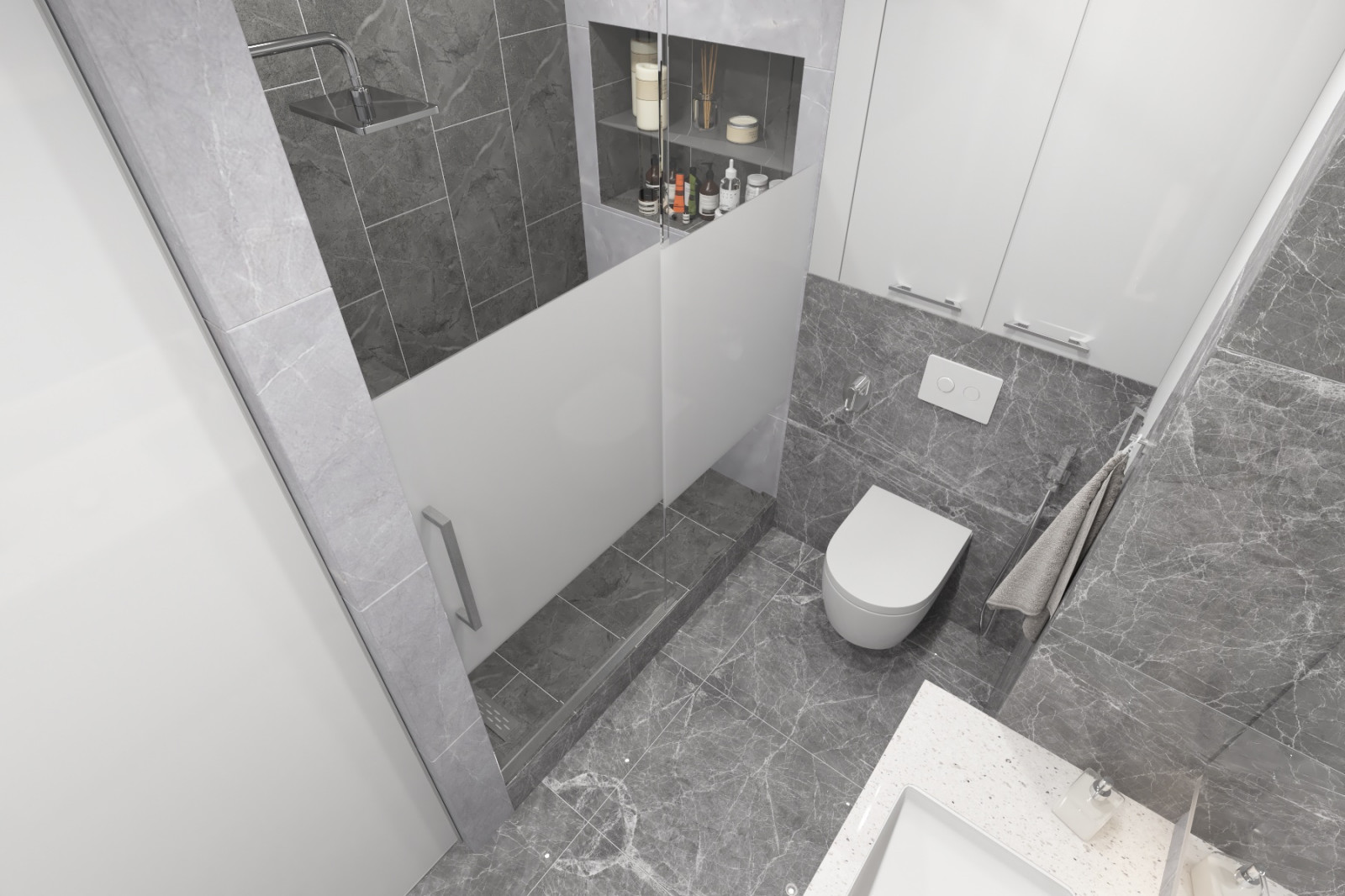 Два санузла в одном коттедже