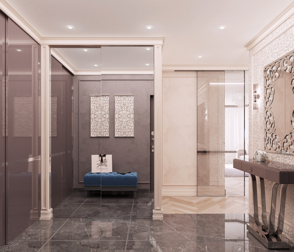 Обложка проекта: Трехкомнатная квартира современная классика