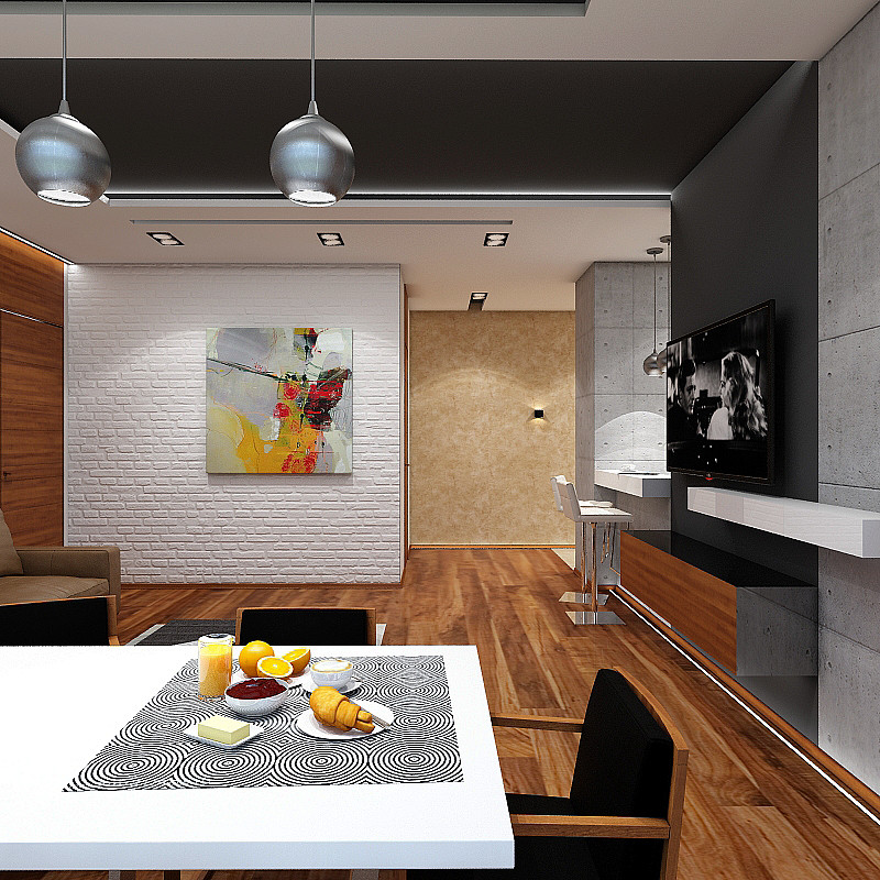 Лофт для холостяка.