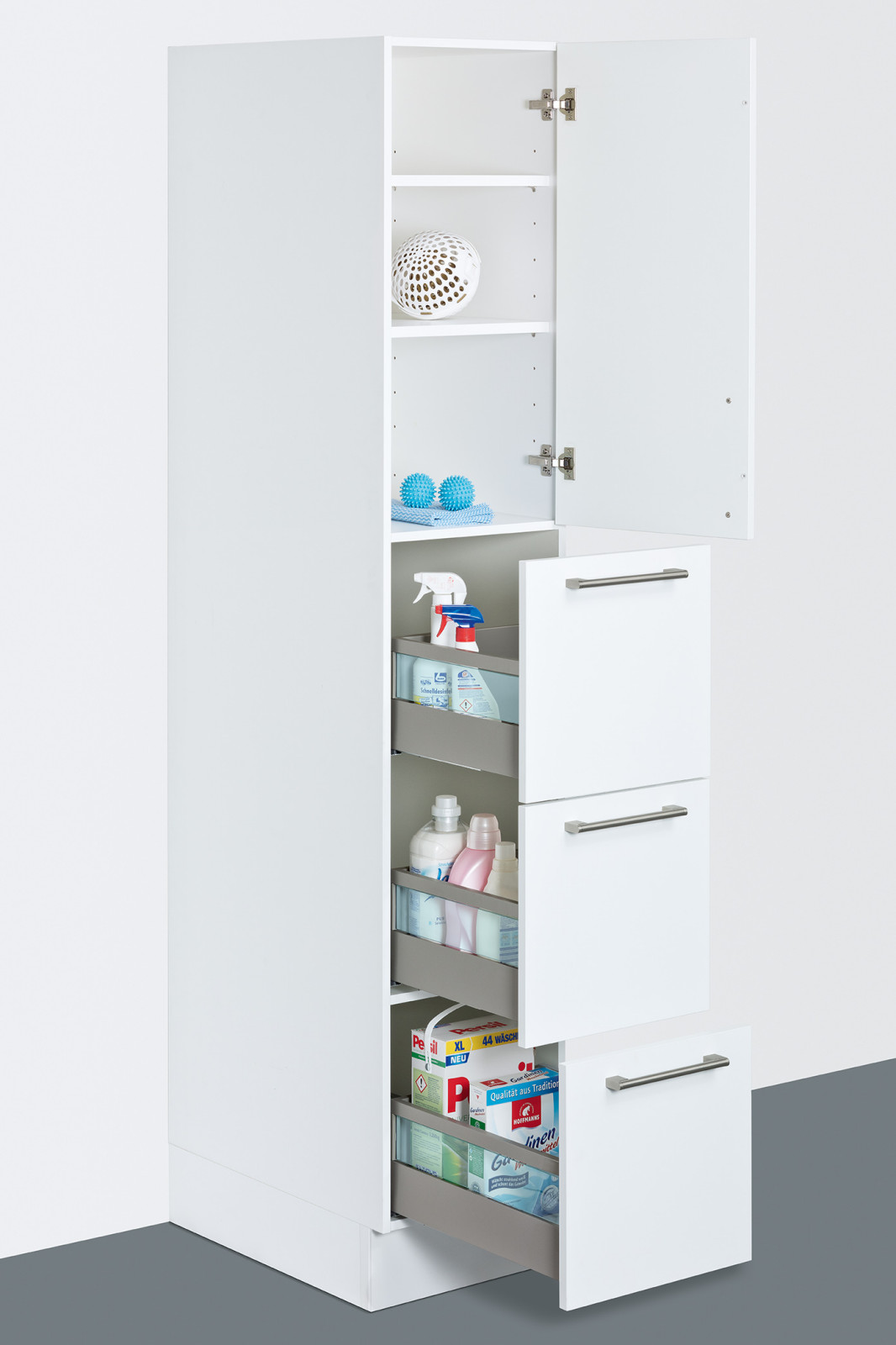 Стеллаж с выдвижными ящиками