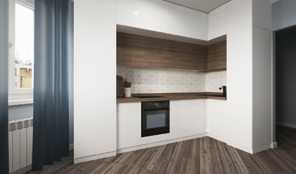 Кухня-гостиная в современном стиле